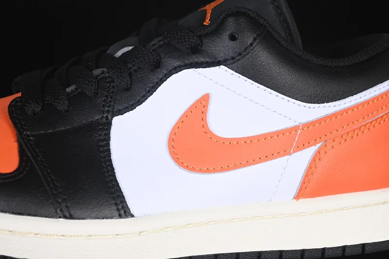 All categories Air Jordan Jordan series basketball shoes Air Jordan 1 Low G version pure original Air Jordan 1 Low AJ1 Joe 1 black and white orange low-top retro cultural basketball shoes 553558-081
